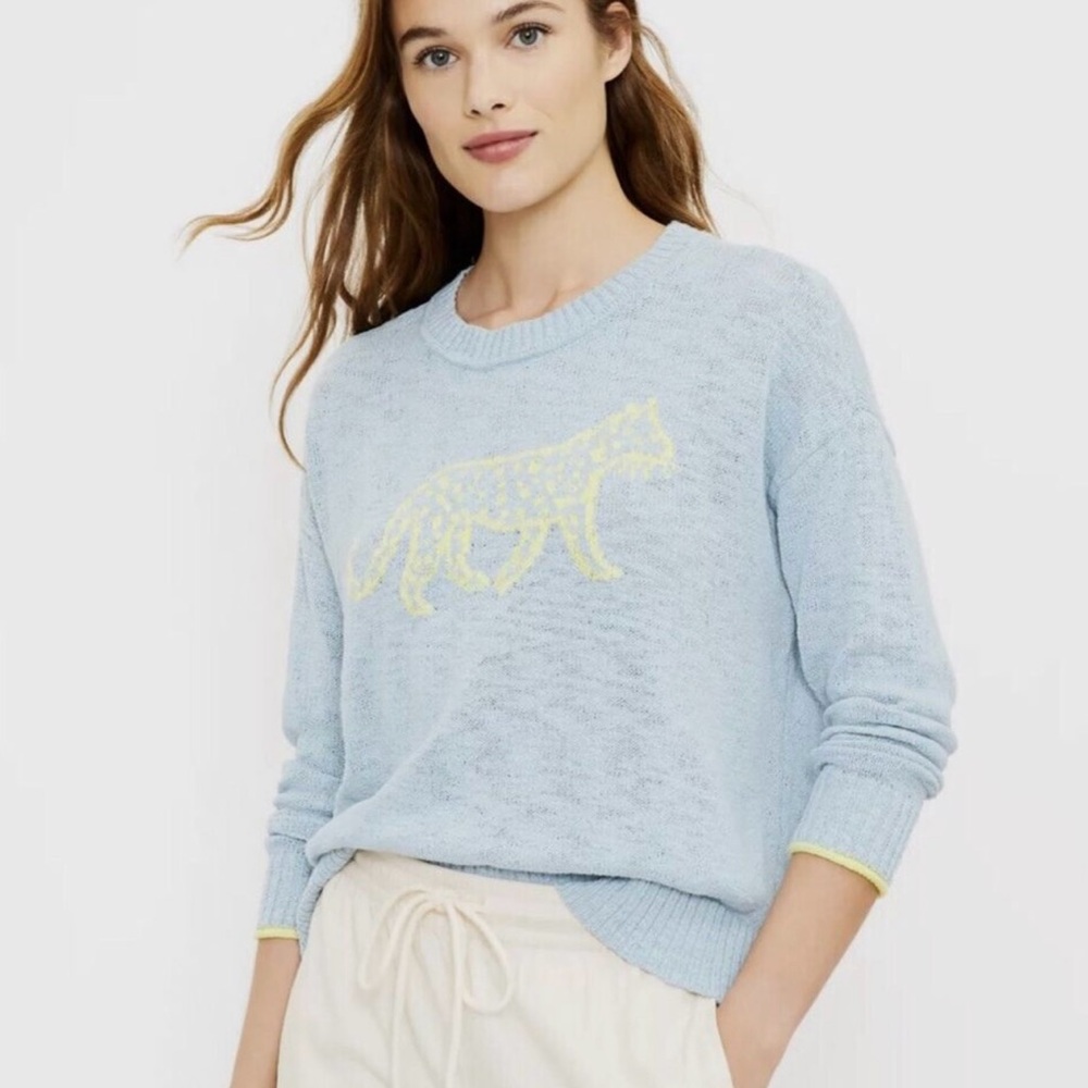 Thin Knit Cheetah Sweater